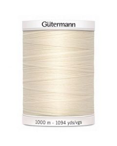 Gütermann naaigaren kleur 802 ecru 1000 meter 