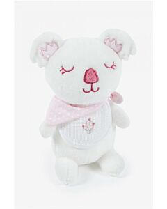 Knuffel koala roze met slab van dmc gn212 om te borduren