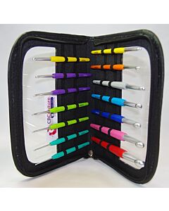 Lana Grossa gekleurde haaknaaldenset 2.0 t/m 12mm