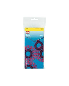 Haakringen van Prym met 36mm als doorsnede, kunststof, vlak en wit van kleur.