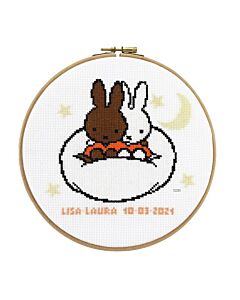 Borduurpakket geboortetegel Bobby voor een jongen letistitch 968