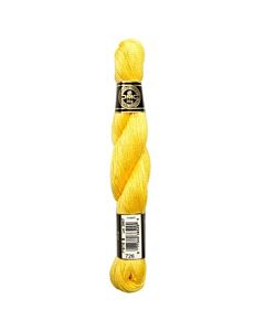 DMC Perle 8 hardanger- en borduurgaren kl.726 geel