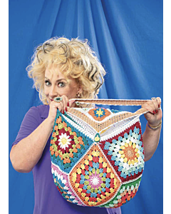 Karin Bloemen grote tas met flap garenpakket