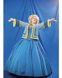 Karin Bloemen kort vest met zachte rand garenpakket