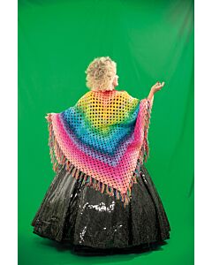 Karin Bloemen Regenboog omslagdoek garenpakket 