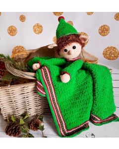 Woolytoons knuffeldekenpakket 'Kerst Elf' 