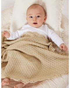 Lana Grossa baby deken breien van Ecopuno (infanti 19, m36)