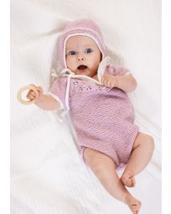 Lana Grossa baby set romper en muts breien van Ecopuno (Inf 19, m1&3)