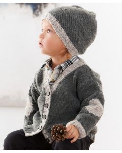 Lana Grossa baby vest breien van Cool Wool Big (Infanti 17, m36)