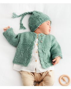 Lana Grossa baby vestje breien van Alta Moda Cashmere 16 (infanti 17, m39)