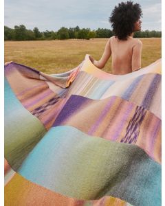 Lana Grossa deken breien van Gomitolo Arte, Dipinto en Versione G12,m6
