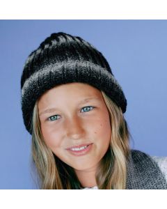 Lana Grossa kinder muts breien van Cool Merino Degrade (Kids13, m17) | C.R. Couture