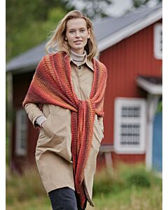 Lana Grossa omslagdoek breien van Gomitolo Alpaca g10,m7