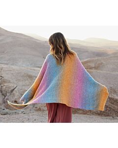 Lana Grossa omslagdoek haken van Gomitolo Sole en Bella (Gomitolo 11, m26)