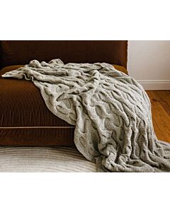 Lana Grossa plaid breien van Cara (Decken & Plaids, m5)