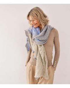 Lana Grossa schouderdoek breien van Setasuri (Doeken & Co 7 M7)A
