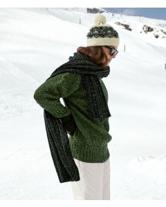 Lana Grossa sjaal breien van Country Tweed Fine (Classici 23, model 34)
