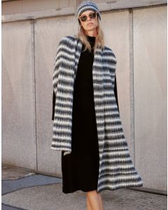 Lana Grossa sjaal breien van Duetto Puno f64,m18