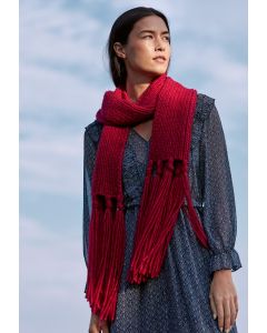 Lana Grossa sjaal breien van Ecopuno Chunky (Acc22, m23)