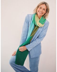 Lana Grossa sjaal breien van Ecopuno (Doeken & Co 7 m15b)