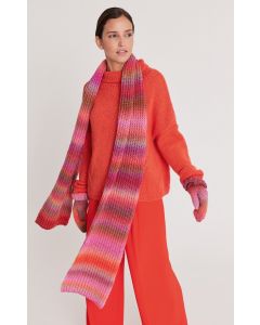 Lana Grossa sjaal breien van Pappagallo (Filati 66, m25)