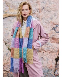 Lana Grossa sjaal breien van Piu Bella en Cashmere 16 fine (Acc22, m41)