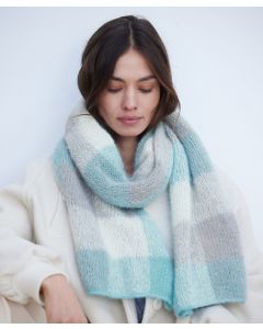 Lana Grossa sjaal breien van Setasuri (Lookbook 15, m27)