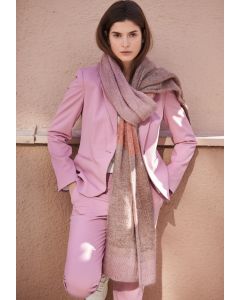 Lana Grossa stola breien van Cool wool lace hand-dyed en Silkhair (Doeken & Co 6, m3b)