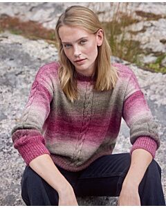 Lana Grossa trui met kabels breien van Gomitolo Alpaca g10,m25