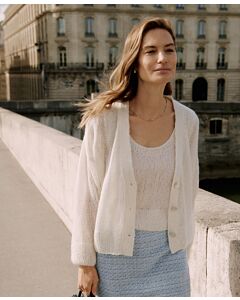 Lana Grossa vest breien van Bella (Lookbook 14, m26)




