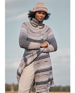 Lana Grossa vest breien van Gomitolo Dipinto G12,m29