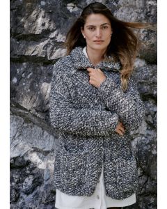 Lana Grossa vest breien van Lala Berlin Flamy (Filati 66, m17) | C.R. Couture