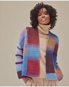 Lana Grossa vest haken van Gomitolo Arte G12,m24
