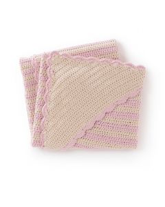 Lanagrossa deken haken van soft cotton incl.Infanti edition 1