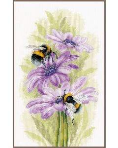Lanarte borduurpakket Dansende bijen op aida pn-0191874