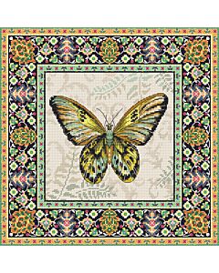 Letistitch borduurpakket Vintage Butterfly 981