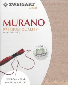 Borduurstof Murano 32counts/12.6 draadjes per cm kleur 3021 taupe  van Zweigart
