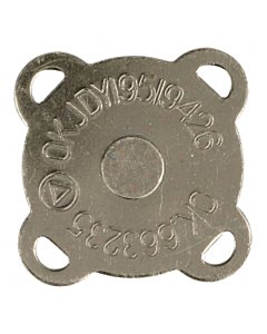 Magneetknopen aannaaibaar nikkel kleur
