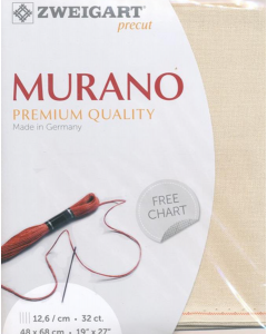 Murano 32counts/12.6 draadjes per cm kleur 264 ecru van Zweigart