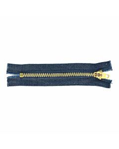 Opti jeans rits M40 kl.7010 10cm goud