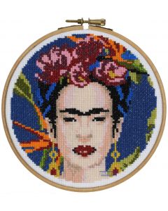 Pako borduurpakket Frida Kahlo borduren