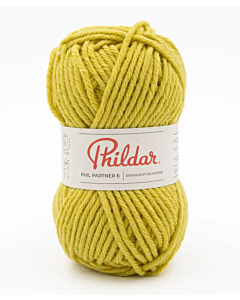 Phildar Partner 6 kl.Ourson is een zacht, klassiek basisgaren wat zacht aanvoelt voor naalden 5.0-6.0mm.