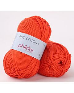 Phildar Phil Coton 4 kl.Vermillon