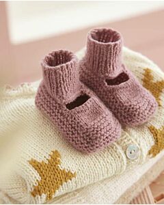 Phildar baby slofjes breien van Phil Super Baby (215, m22)