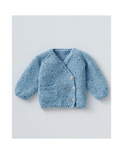 Phildar baby vestje breien van Phil Caresse tweed (200, m26)