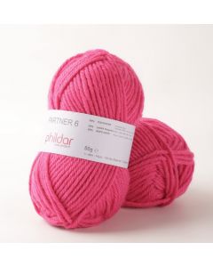 Phildar Partner 6 kl.Pink wol