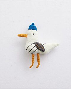 Phildar zeemeeuw knuffel haken van Coton 3 (m4, 224)