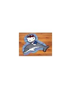 knooppakket  kleed hello kitty  op dolfijn van vervaco om te knopen pn-0149833