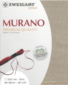 Borduurstof Murano 32counts/12.6 draadjes per cm kleur 7779 zand kleurig van Zweigart
