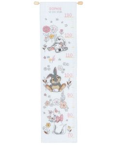 Vervaco borduurpakket groeimeter Little dalmatier borduren voor een baby pn-0170509
